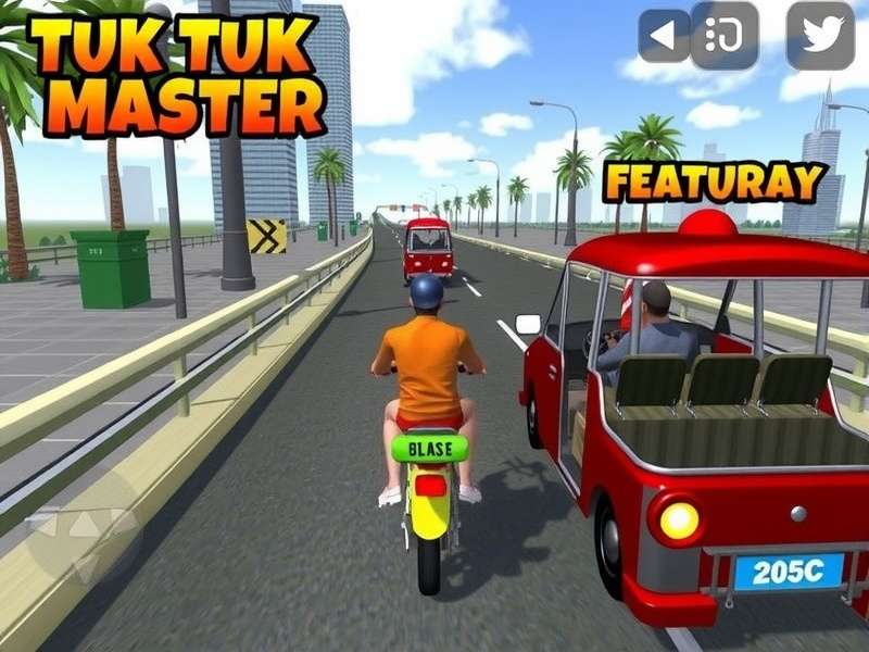 Tuk Tuk Master Game Screenshot